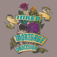 Mortgage Processor Inked Skull Tattoo Backside Design T Shirt Vintage T-shirt | Artistshot