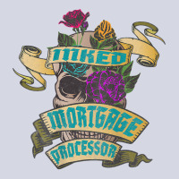 Mortgage Processor Inked Skull Tattoo Backside Design T Shirt Fleece Short | Artistshot