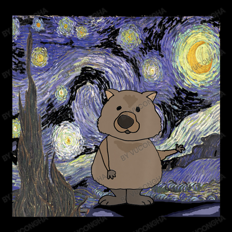 Smileteesall Wombat In Starry Night Art Maternity Scoop Neck T-shirt by vucongha | Artistshot