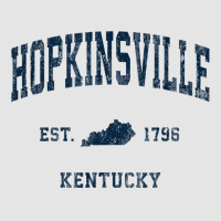 Hopkinsville Kentucky Ky Vintage Athletic Navy Sports Design T Shirt Medium-length Apron | Artistshot