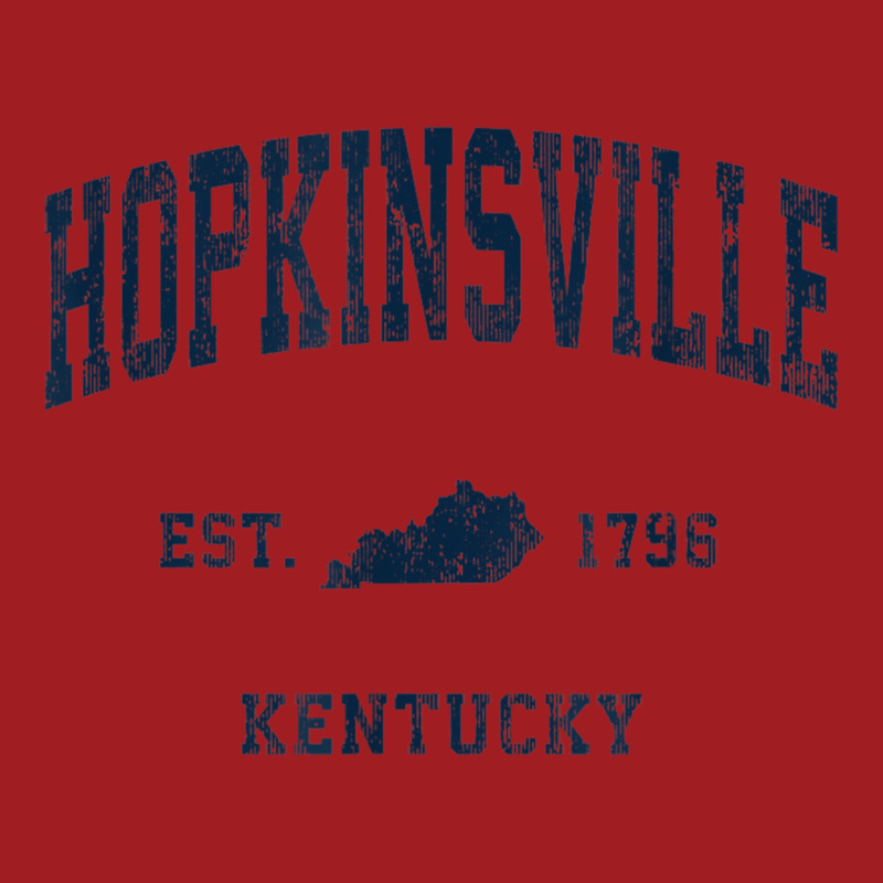 Hopkinsville Kentucky Ky Vintage Athletic Navy Sports Design T Shirt Waist Apron | Artistshot