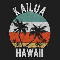 Kailua Shirt Hawaii Retro Oahu Palm Tree Hawaiian Island Sweatshirt Classic T-shirt | Artistshot