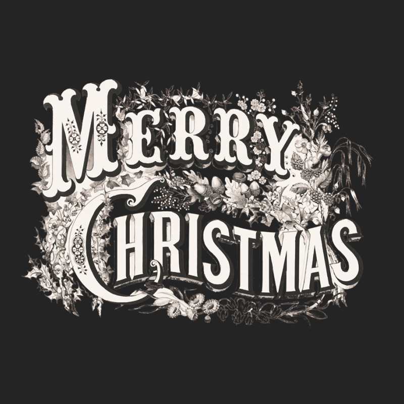 Merry Christmas   Currier & Ives Engraving Long Sleeve T Shirt 3/4 Sleeve Shirt by geculaexok | Artistshot