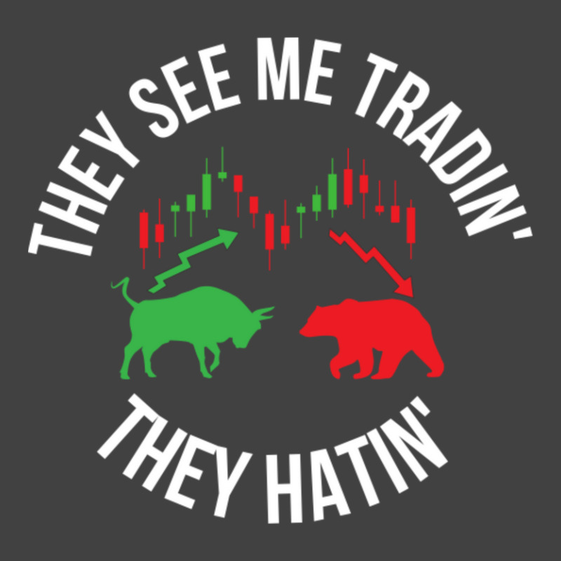 They See Me Trading They Hating Vintage T-Shirt by Kuwannin528 | Artistshot