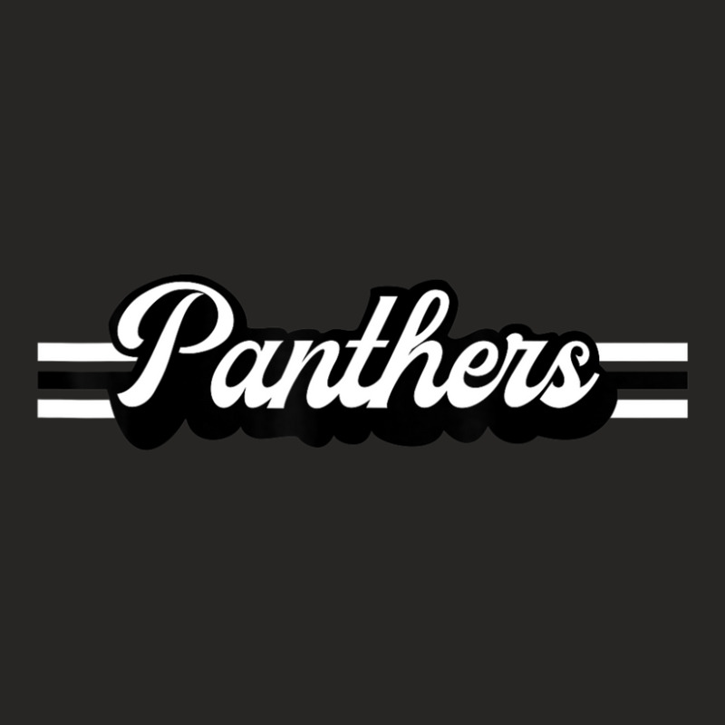 Retro Panthers Mascot, Unisex School Spirit, Panther Sports Ladies Fitted T-Shirt by kentuckykonpha9 | Artistshot