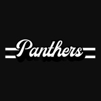 Retro Panthers Mascot, Unisex School Spirit, Panther Sports Crop Top | Artistshot