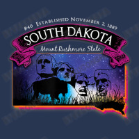 South Dakota Mount Rushmore State Map Buffalo Starry Night Men Denim Jacket | Artistshot