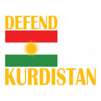 Defend Kurdistan, Kurdish Flag 3/4 Sleeve Shirt | Artistshot