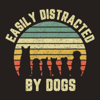 Easily Disraced By Dogs Shir Dog Shir Dog Lover Tank Top | Artistshot