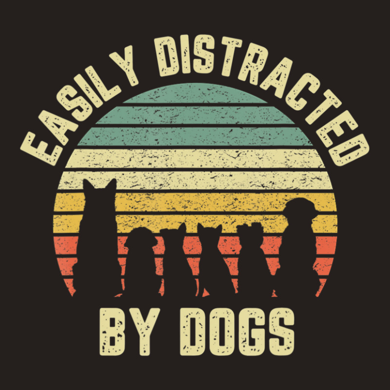 Easily Disraced By Dogs Shir Dog Shir Dog Lover Tank Top by Konlasa6638 | Artistshot