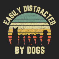 Easily Disraced By Dogs Shir Dog Shir Dog Lover 3/4 Sleeve Shirt | Artistshot