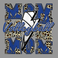 Volleyball Mom Volleyball Lightning Bolt Leopard Blue T Shirt Women's V-neck T-shirt | Artistshot