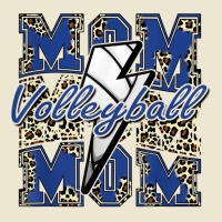 Volleyball Mom Volleyball Lightning Bolt Leopard Blue T Shirt Cropped Hoodie | Artistshot