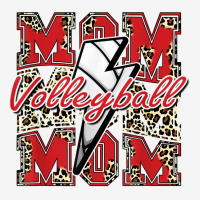 Volleyball Mom Volleyball Lightning Bolt Leopard Red T Shirt Adjustable Cap | Artistshot