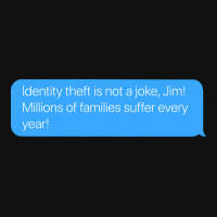 Identity Theft Is Not A Joke Front Car Mat | Artistshot