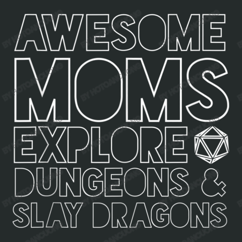 Tabletop Awesome Moms Explore Dungeons And Slay Dragons Women's Triblend Scoop T-shirt by hotoancuong | Artistshot