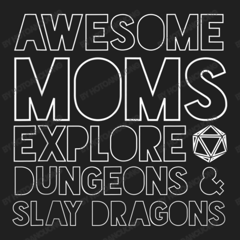 Tabletop Awesome Moms Explore Dungeons And Slay Dragons Ladies Polo Shirt by hotoancuong | Artistshot