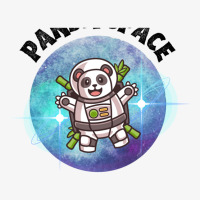 Blue Futuristic Astronaut Panda Space Planet With Panda Wings Ladies Fitted T-shirt | Artistshot