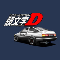 Initial D - Ae89 Trueno Ladies Denim Jacket | Artistshot