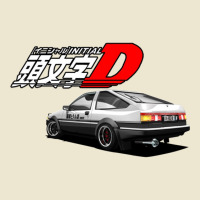 Initial D - Ae89 Trueno Cropped Hoodie | Artistshot