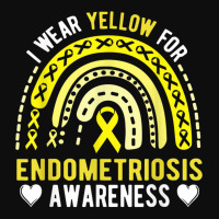 Endometriosis Awareness Month Rainbow For Endo Warrior T Shirt Crop Top | Artistshot