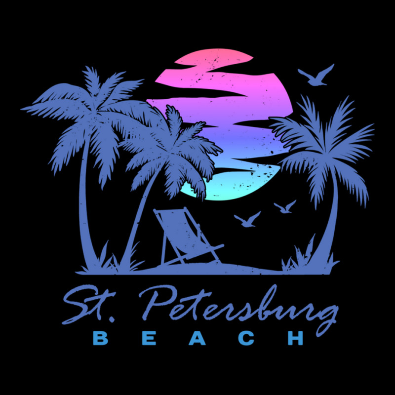 St. Petersburg Beach St Pete Florida Vacation Vintage Sunset Long Slee Toddler Sweatshirt by cm-arts | Artistshot