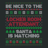 Locker Room Attendant Gift Locker Room Attendant Ugly Xmas Premium T S Women's Triblend Scoop T-shirt | Artistshot