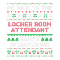 Locker Room Attendant Gift Locker Room Attendant Ugly Xmas Premium T S Crop Top | Artistshot