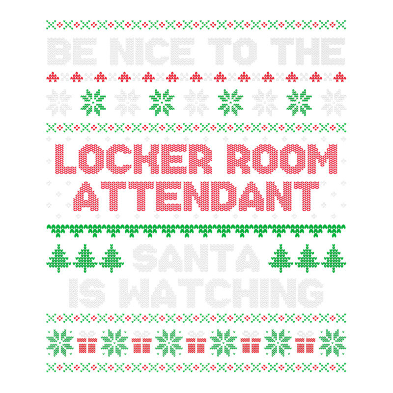 Locker Room Attendant Gift Locker Room Attendant Ugly Xmas Premium T S Crop Top by cm-arts | Artistshot