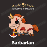 Unicorn Barbarian Fantasy D20 Tabletop Rpg Roleplaying Gamer Racerback Tank | Artistshot