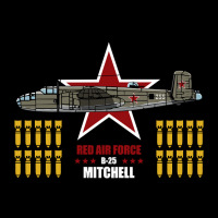 B-25 Mitchell - Red Air Force Long Sleeve Baby Bodysuit | Artistshot