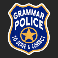 Grammar Police Badge   To Serve & Correct T Shirt Women's Pajamas Set | Artistshot