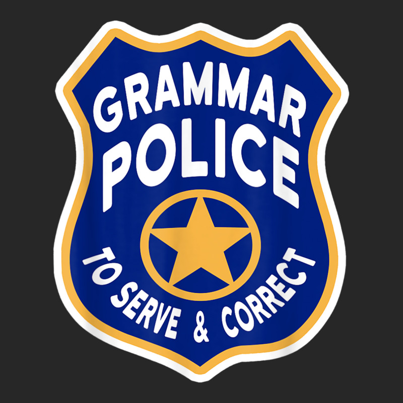 Grammar Police Badge   To Serve & Correct T Shirt Women's Pajamas Set by cm-arts | Artistshot