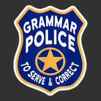 Grammar Police Badge   To Serve & Correct T Shirt Baby Bodysuit | Artistshot