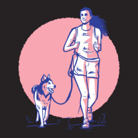 Amazing Woman Running With Her Dog Vintage Cap | Artistshot