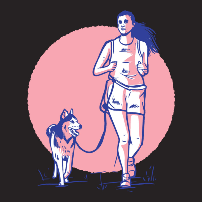 Amazing Woman Running With Her Dog Vintage Cap by cm-arts | Artistshot