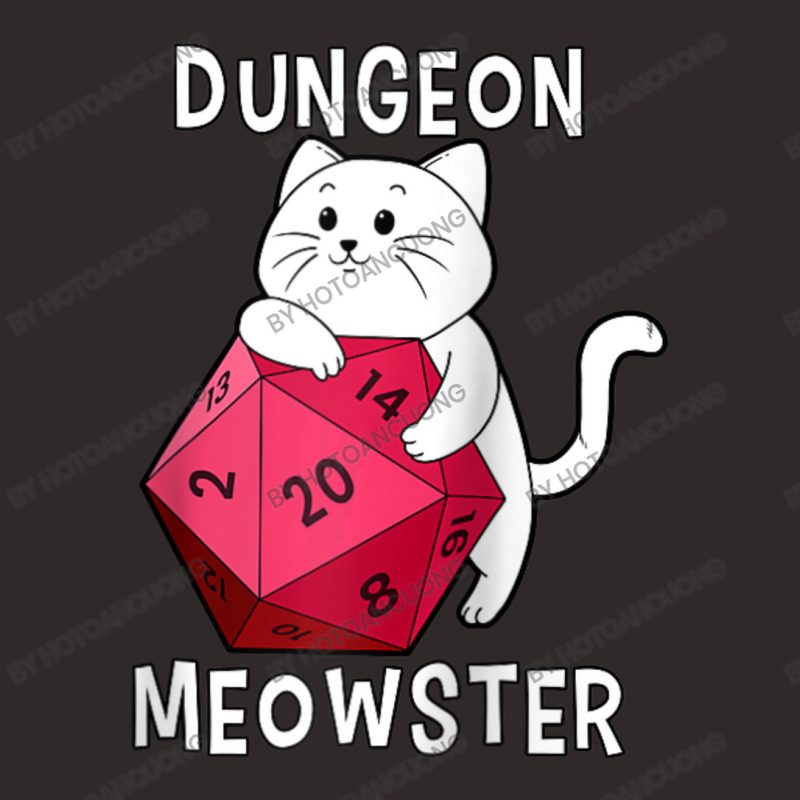 W20 Roll Dungeon Cat 20-sided Dice Kitten Role Play Game Racerback Tank | Artistshot