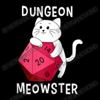 W20 Roll Dungeon Cat 20-sided Dice Kitten Role Play Game Cropped Sweater | Artistshot