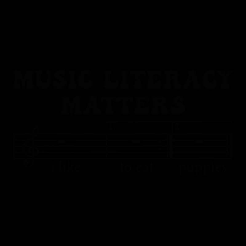 Music Literacy Matters I Like To Eat Puppies Pullover Hoodie Legging by cm-arts | Artistshot