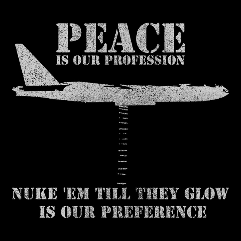 B52 Nuclear Bomber Plane Peace Is Our Profession Youth Zipper Hoodie by Kanmosrin52 | Artistshot