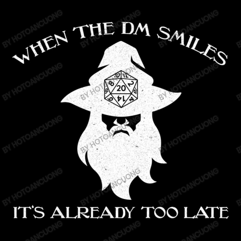 When The Dm Smiles Dungeons Rpg Wizard Dice Dragons Kids Cap by hotoancuong | Artistshot