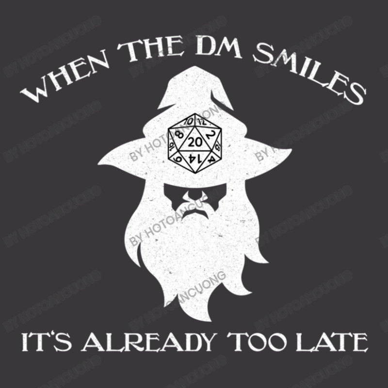 When The Dm Smiles Dungeons Rpg Wizard Dice Dragons Ladies Curvy T-Shirt by hotoancuong | Artistshot