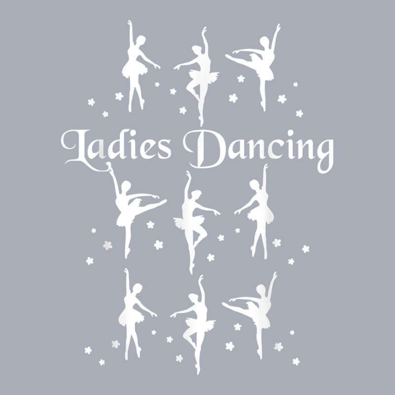 Nine Ladies Dancing Christmas Twelve Days Of Christmas T Shirt Tank Dress by ardylanda | Artistshot