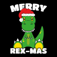 Merry Rex Mas Christmas T Rex Cartoon Sweatshirt Men's 3/4 Sleeve Pajama Set | Artistshot