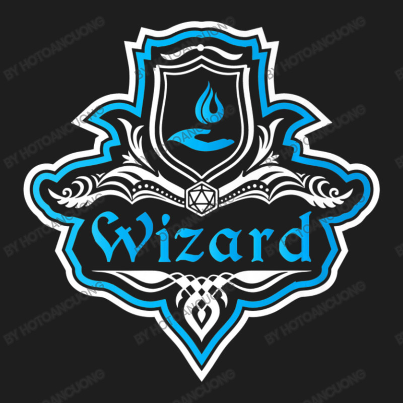 Wizard Class Emblem Dungeons And Rpg Dragons Classic T-shirt | Artistshot