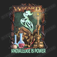 Wizard Knowledge Is Power Dragons D20 Rpg Gamer 3/4 Sleeve Shirt | Artistshot