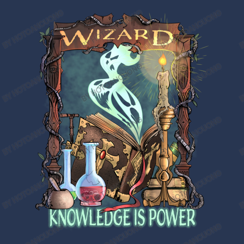 Wizard Knowledge Is Power Dragons D20 Rpg Gamer Ladies Denim Jacket by hotoancuong | Artistshot