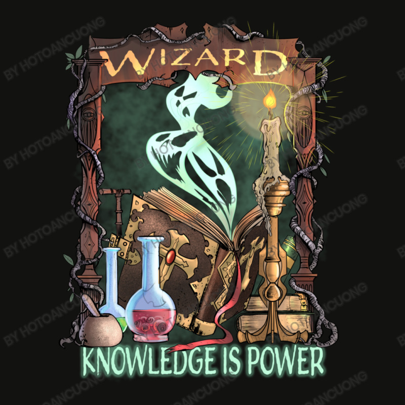 Wizard Knowledge Is Power Dragons D20 Rpg Gamer Scorecard Crop Tee by hotoancuong | Artistshot