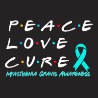 Myasthenia Gravis Awareness Peace Love Cure T Shirt Vintage Cap | Artistshot