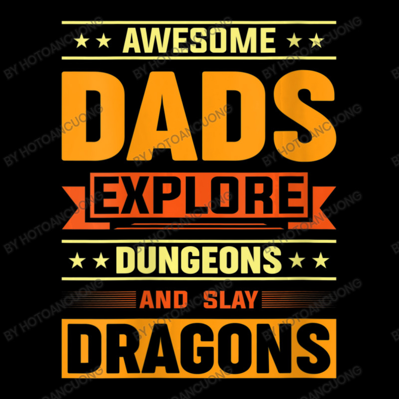 Womens Awesome Dads Explore Dungeons And Slay Dragon Rpg V-neck Adjustable Cap by hotoancuong | Artistshot